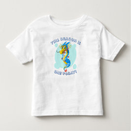 Camiseta Infantil Este Dragão é Um Hoje - Primeiro Aniversário - Cam