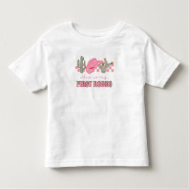 Camiseta Infantil Este É Meu Primeiro Rodeio