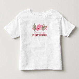 Camiseta Infantil Este É Meu Primeiro Rodeio