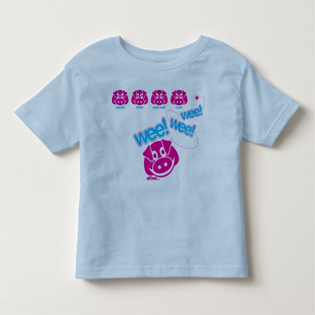 Camiseta Infantil Este leitão pequeno (Frente)