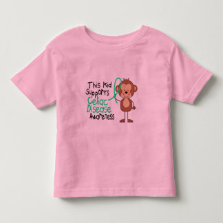Camiseta Infantil Este miúdo apoia a consciência da doença celíaca