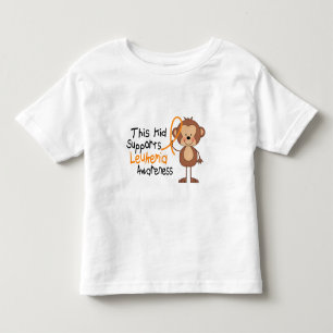 Camiseta Infantil Este miúdo apoia a consciência da leucemia