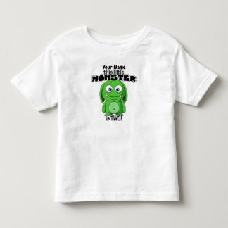 Camiseta Infantil Este Pequeno Monstro é Dois!