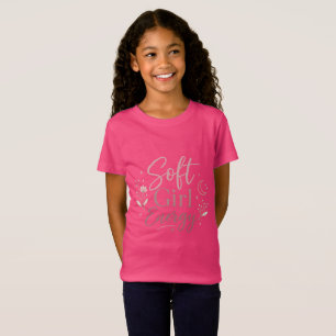 Camiseta Infantil Estética de Energia de Menina Se