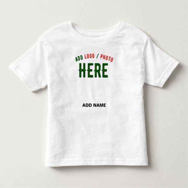 CAMISETA INFANTIL ESTILO MODERNO PERSONALIZÁVEL BRANCO VERIFICADO MA (Frente)