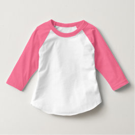 Camiseta Infantil Estilo: Roupa americano da criança 3/4 de Raglan