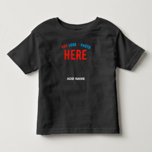 CAMISETA INFANTIL ESTILOSO MODERNO PERSONALIZÁVEL PRETO VERIFICADO M