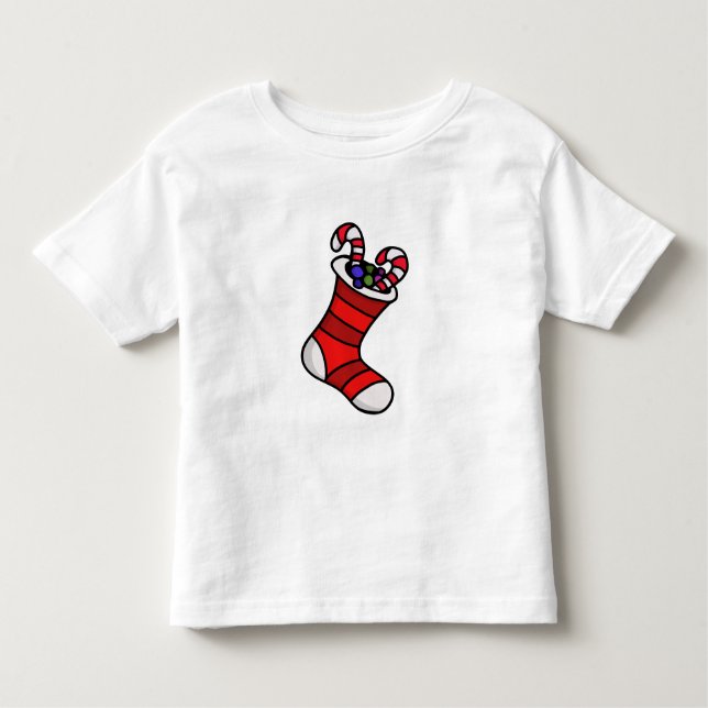 Camiseta Infantil estocagem de Natal (Frente)