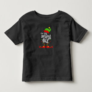 Camiseta Infantil Estou a representar o Natal da família Elf Xmas