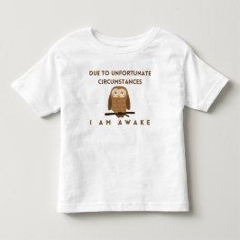 Camiseta Infantil Estou acordado