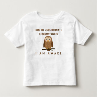 Camiseta Infantil Estou acordado