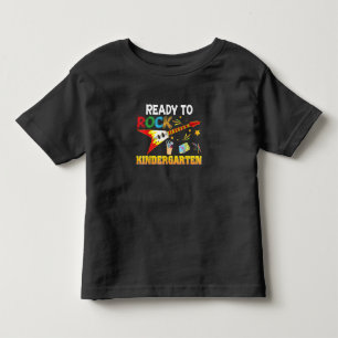 Camiseta Infantil Estou pronto para voltar ao jardim de infância.