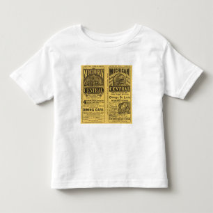 Camiseta Infantil Estrada de ferro da central de Michigan