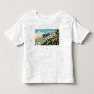 Camiseta Infantil Estrada de ferro de roda denteada do Mt