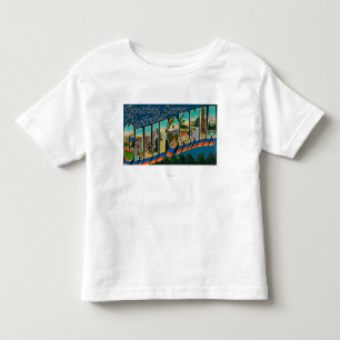 Camiseta Infantil Estrada de ferro do acampamento rujir, CA -