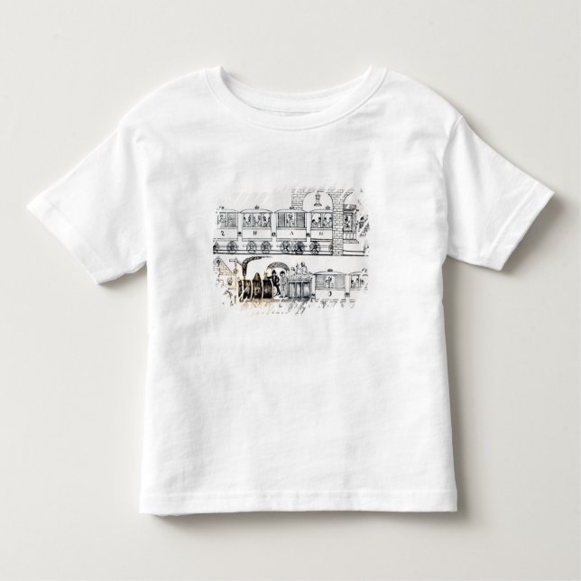 Camiseta Infantil Estrada de ferro indiana (Frente)