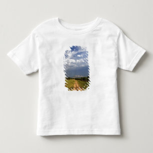 Camiseta Infantil Estrada de terra primitiva no norte