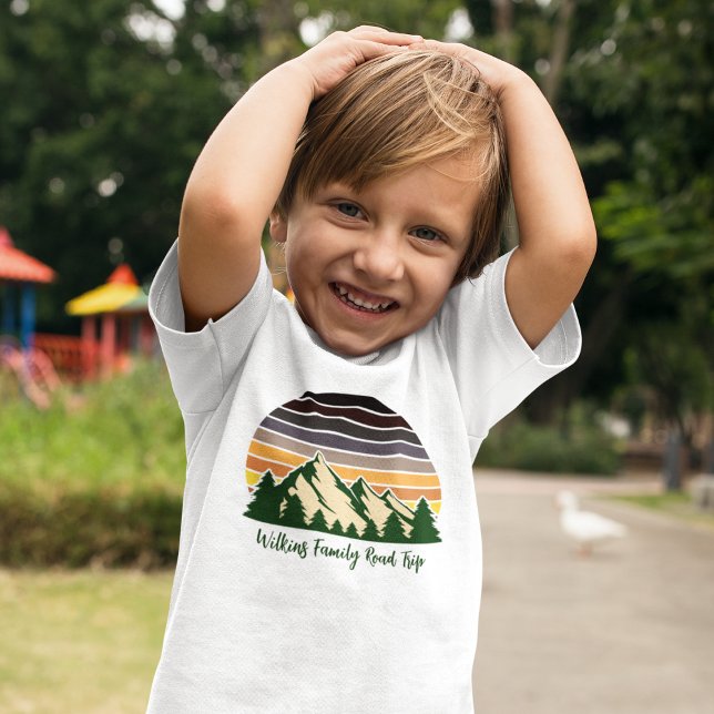 Camiseta Infantil Estrada Floresta Verde Legal Natureza Personalizad (Criador carregado)