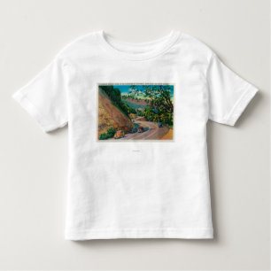 Camiseta Infantil Estrada pitoresca do Los Gatos perto de Santa Cruz