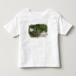 Camiseta Infantil Estrada rural de terra perto da cidade de