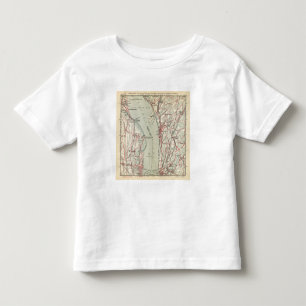 Camiseta Infantil Estradas da bicicleta em New York e em connecticut