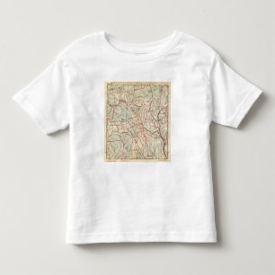 Camiseta Infantil Estradas da bicicleta em New York e em connecticut