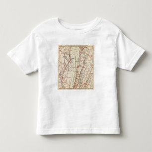 Camiseta Infantil Estradas da bicicleta em New York e em connecticut