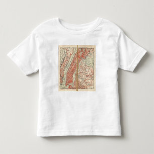 Camiseta Infantil Estradas da bicicleta em New York e em connecticut
