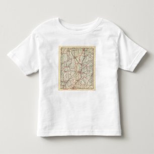 Camiseta Infantil Estradas da bicicleta em New York e em connecticut