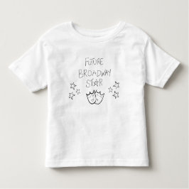 Camiseta Infantil Estrela da Broadway futura