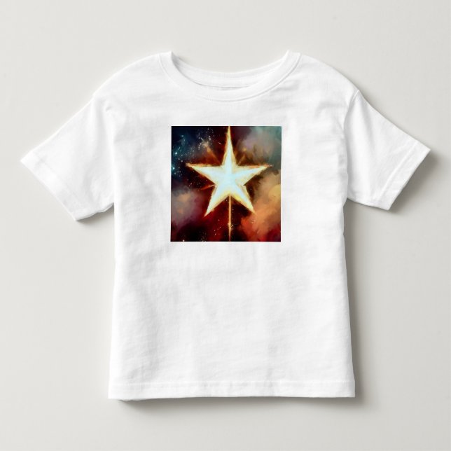 Camiseta Infantil Estrela de Natal 1 (Frente)