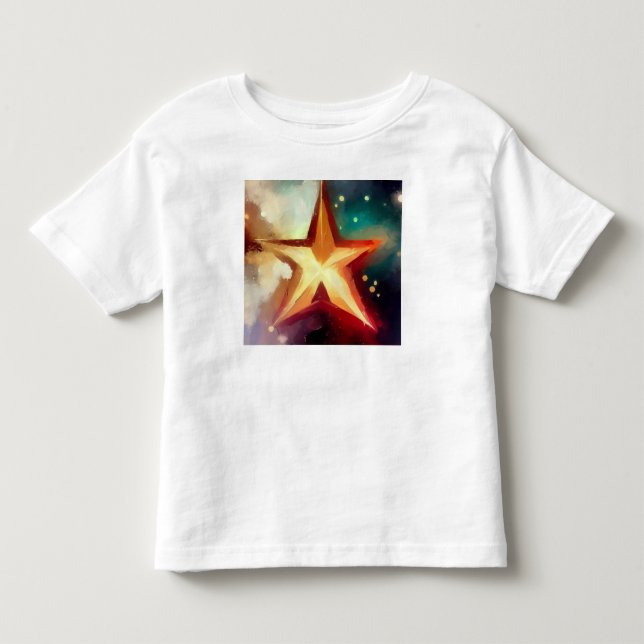 Camiseta Infantil Estrela de Natal 3 (Frente)