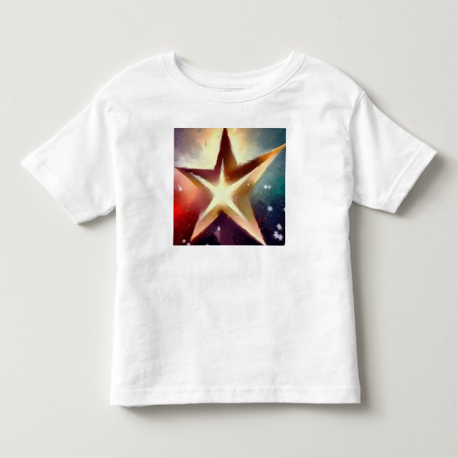 Camiseta Infantil Estrela de Natal 4 (Frente)