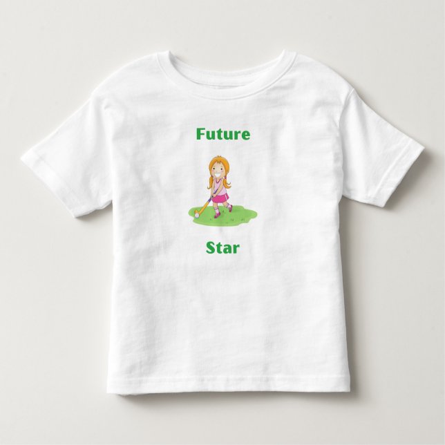 Camiseta Infantil Estrela do Golfe Futuro (Frente)