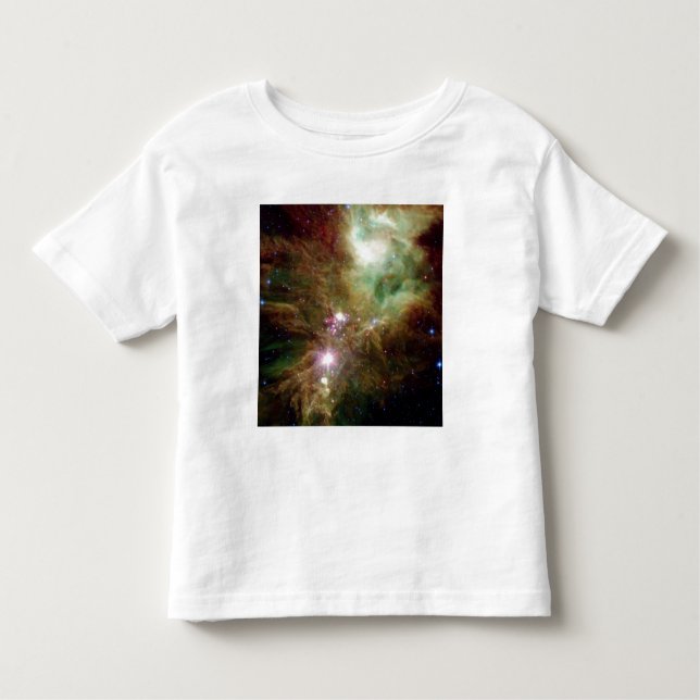 Camiseta Infantil Estrelas recém-nascidas no cluster da Árvore de Na (Frente)