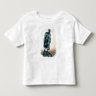 Camiseta Infantil Estude para Jacques de Wissant, dos Burghers de