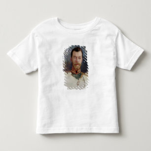 Camiseta Infantil Estude para um retrato do Tsar Nicholas II 1898
