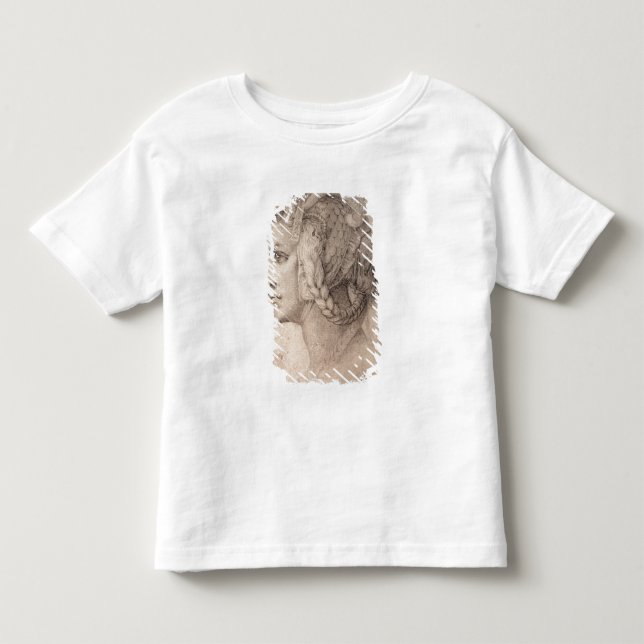 Camiseta Infantil Estudo da cabeça (Frente)