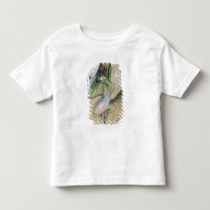 Camiseta Infantil Estudo de Henri de Toulouse-Lautrec   para Loie