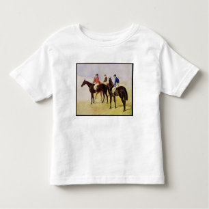Camiseta Infantil Estudo de três rachaduras da corrida de