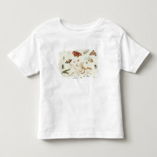 Camiseta Infantil Estudo dos insetos e das flores