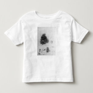 Camiseta Infantil Estudo para o Virgin e a criança com St Anne