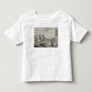 Camiseta Infantil Estudo para os Foundlings (caneta, tinta & lavagem