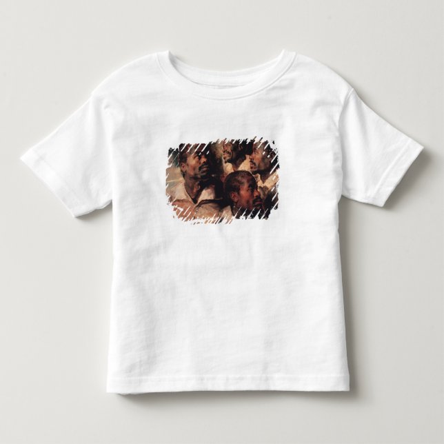 Camiseta Infantil Estudos da Cabeça de Negro (Frente)