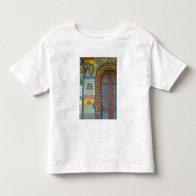 Camiseta Infantil Etiópia:  Região de Tigray, Axum, Igreja Cristo, (Frente)
