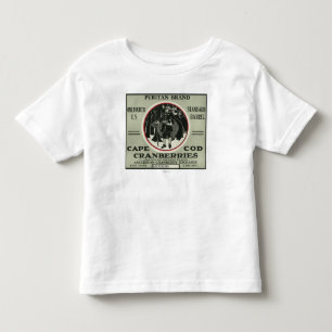 Camiseta Infantil Etiqueta do arando da marca do puritano de Cape