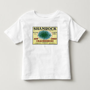 Camiseta Infantil Etiqueta do arando da marca do trevo