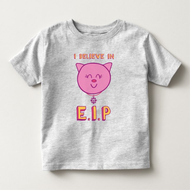 Camiseta Infantil Eu acredito em E.I.P. (Frente)