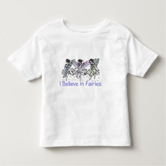 Camiseta Infantil Eu acredito nas fadas