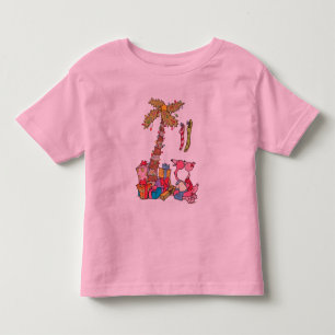 Camiseta Infantil "Eu acredito t-shirt da criança de Papai Noel"